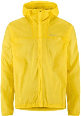 Běžecká bunda CRAFT Hypervent Light Wind - žlutá Velikost textilu: XXL