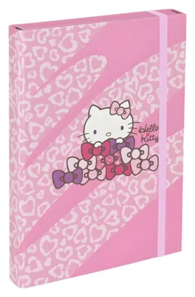 BAAGL Desky na školní sešity A4 Hello Kitty Sweet Leopard / Školní desky