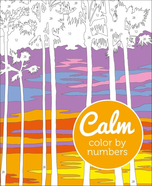 Antistresové omalovánky Calm colour by numbers, malování podle čísel, Woodroffe David