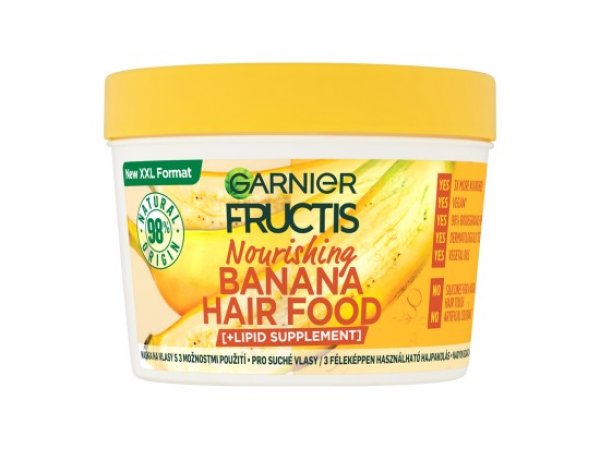 Garnier Fructis Hair Food Banana vyživující maska pro suché vlasy, 400ml