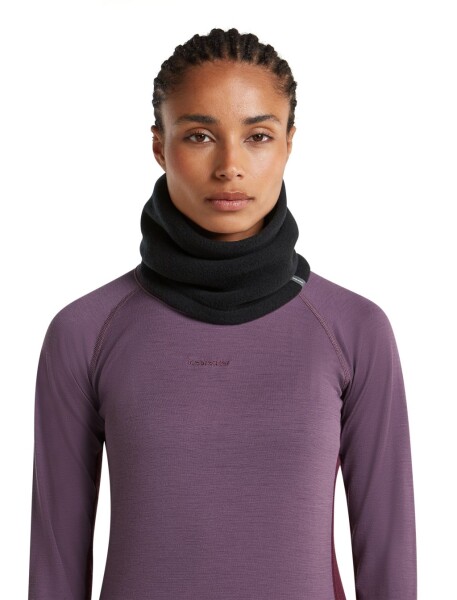 Unisex merino nákrčník ICEBREAKER Unisex Merino 800 RF Class Pile Chute, Black