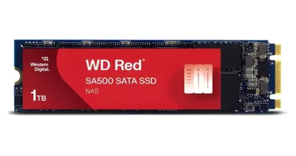 WD Red SA500 NAS 1TB / M.2 SSD 2280 / SATA 6 Gbps / R: 560 MB/s / W: 530 MB/s / 3D NAND / 5y (WDS100T1R0B-68A4Z0)