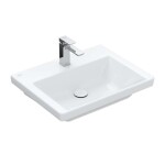 VILLEROY & BOCH - Subway 3.0 Umyvadlo 60x47 cm, bez přepadu, otvor pro baterii, alpská bílá 4A706101