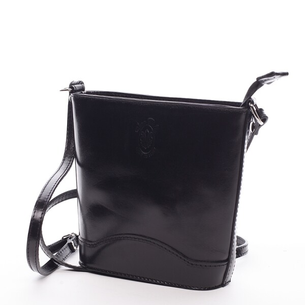 Dámská kožená crossbody Tereza black