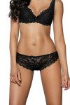 Dámské brazilky 053/54/2 Carmela black - MAT černá S
