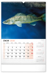 Nástěnný kalendář 2026 NOTIQUE - Rybářský, 33 x 46 cm