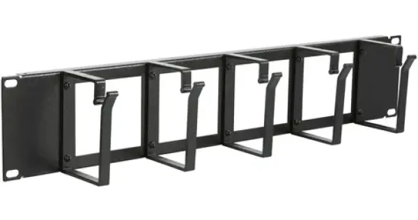Lanview 2U organizér kabelů / Organizér kabelů / 19" rack (RAO115BL)