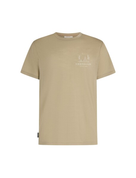 ICEBREAKER Mens Mer 150 Tech Lite SS Tee Peaceful Pass, Flagstone (vzorek) velikost: M