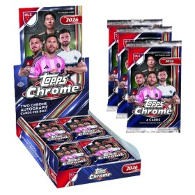 2026 Topps Chrome MLS Major League Soccer Hobby Box - fotbalové karty
