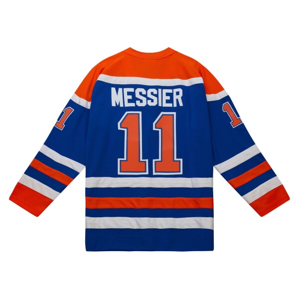 Mitchell & Ness Pánský dres Edmonton Oilers NHL Mark Messier #11 1986-87 Velikost: L