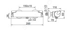 HANSA - Fit Termostatická sprchová baterie, chrom 65140101