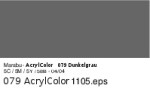 Marabu Acryl Color akrylová barva - tmavě šedá 100 ml