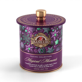 BASILUR Festive Tea Magical Moments plech 75g Černý čaj (Sypaný černý čaj)