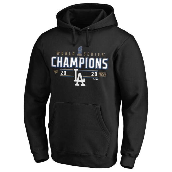 Fanatics Pánská mikina Los Angeles Dodgers MLB 2020 World Series Champions Locker Room Hoodie Velikost: S