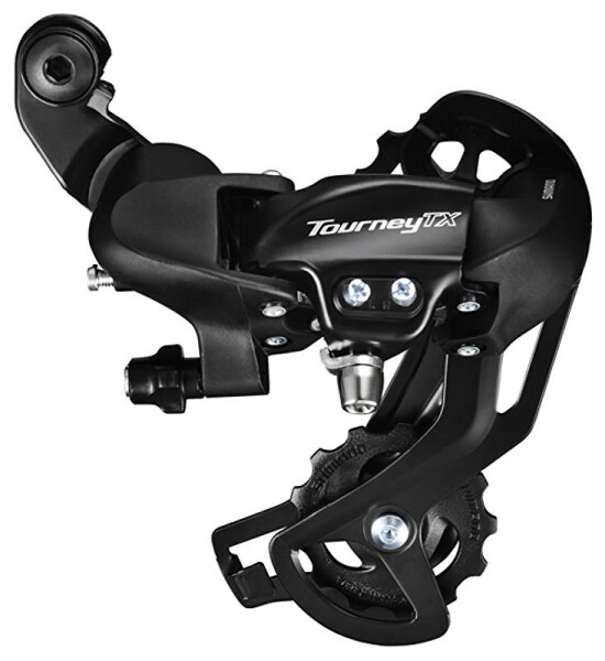 Přehazovačka SHIMANO TOURNEY RD-TX800 bez háku 7/8 speed, černý (MTB měnič na 7/8 kolo)