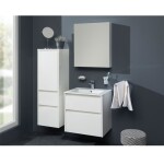MEREO - Aira, Mailo, Opto, Bino, Vigo koupelnová galerka 60 cm, zrcadlová skříňka, bílá CN716GB