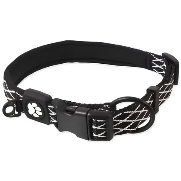 Active Dog Mystic M černý / Obojek pro psy / Nylonový / 44-55 cm / šířka 2 cm (0904-91541)