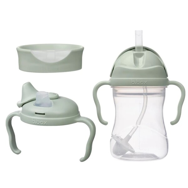 B.box univerzální sada na pití 3v1, 240 ml - zelená
