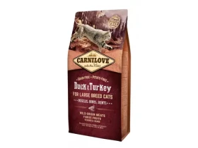 Carnilove Duck & Turkey for Large Breed Cats Muscles Bones Joints 6 kg