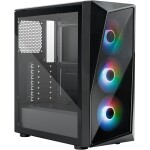 Cooler Master CMP520 ARGB černá / ATX / 1x USB-A 2.0 1x USB-A 3.1 / 3x 120mm / bez zdroje / průhledná bočnice (CP520-KGNN-S00)