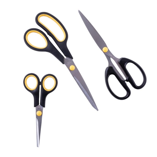 Nůžky univerzální /kancelářské sada 3 ks (21 a 18,5 a 14 cm) 102589
