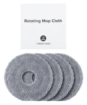 Roborock Antibacterial mopovací utěrky 4 ks šedá / Mopovací utěrka / pro Qrevo Curv, Edge, Curv S5X, Edge S5A (8.02.0359)