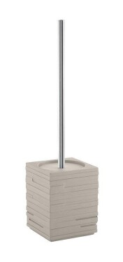 Gedy - QUADROTTO WC štětka na postavení, tortora QU3366