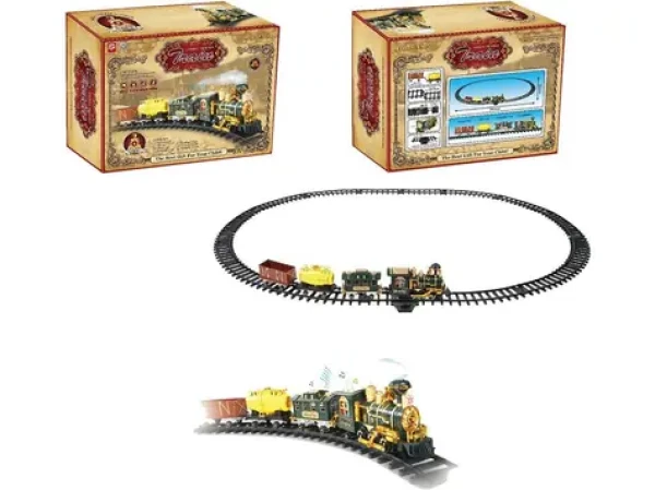 MaDe 11503 - Vlaková souprava 206,5 x 153,5 cm, na baterie