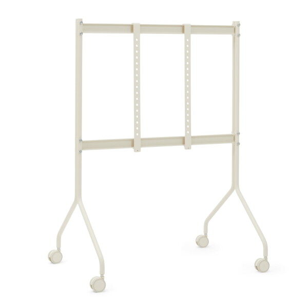 Pedestal Designový stojan na televizi Moon Rollin' Pearl, krémová barva, kov