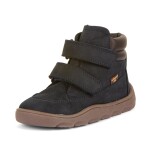 Chlapecké zimní barefoot boty ZERU TEX Dark Blue, Froddo, G2110150, tmavě modrá - 26