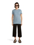 Dámské merino triko s krátkým rukávem ICEBREAKER Wmns 150 Tech Lite SS Tee Sparkling Stars, Flint Blue velikost: M