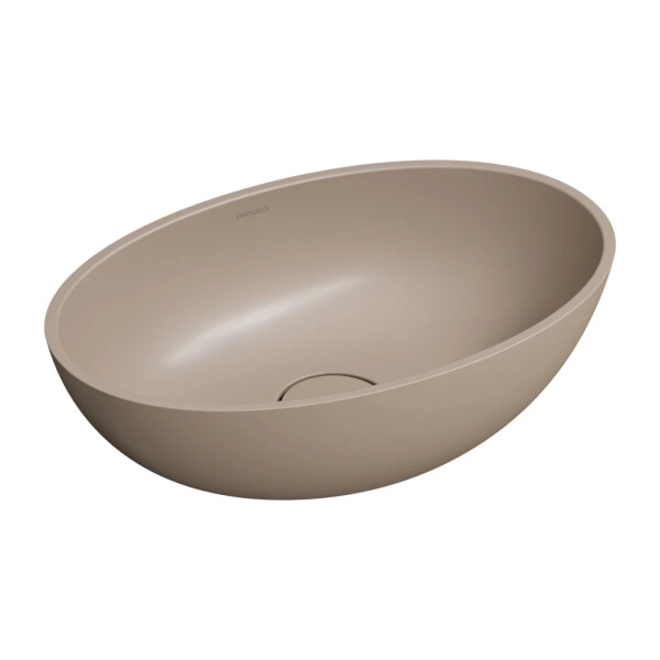 OMNIRES - SHELL M+ umyvadlo na desku, 50 x 32 cm, béžová mat SHELL500UNDB