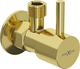 MEXEN - Rohový ventil R1 pro vodovodní baterie 1/2"x3/8", zlatá 79970-50