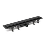Sprchový žlab SAT 70 cm plast černý mat ZLAB70BL ZLAB70BL