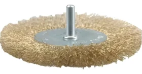 Vorel Kartáč drátěný boční s nástavcem do vrtačky 100 mm / Kartáč drátěný boční / pomosazený drát