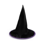 Rappa Dětský klobouk černo-fialový čarodějnice/Halloween