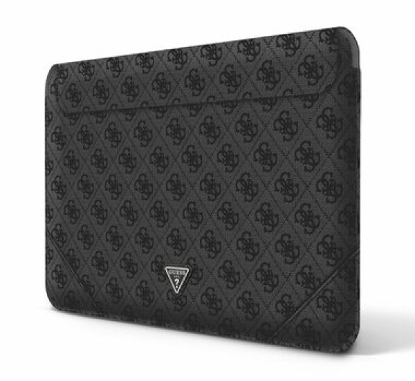 GUESS PU 4G Triangle Metal Logo Computer Sleeve 16 černá (3666339039950)