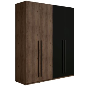 Skříň Wenecja 20 ořech elegant/černá onyx