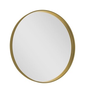 SAPHO - NOTION kulaté zrcadlo v rámu ø 60cm, zlato mat NT600G