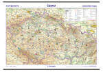 Česko - vlastivědná školní nástěnná mapa 1:375 000, 2. vydání