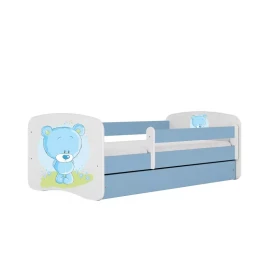 Dětská postel Babydreams modrá 80x180 Modrý medvídek