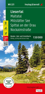 Liesertal - Maltatal - Millstätter See - Spittal an der Drau - Nockalmstraße 1:50 000 / turistická mapa