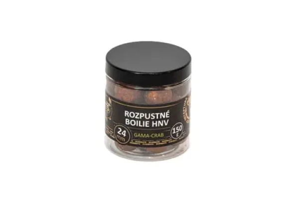 Riverbaits Gama Crab / Rozpustné boilies / 150 g / 24 mm