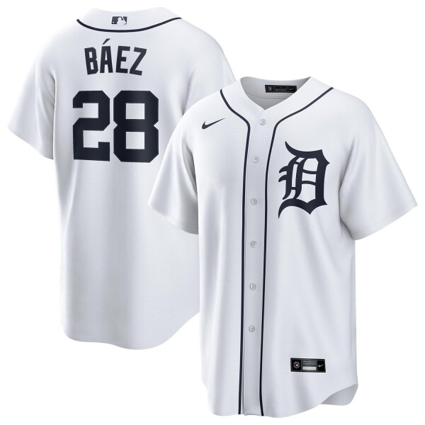 Nike Pánský dres Detroit Tigers MLB Javier Báez #28 Velikost: L