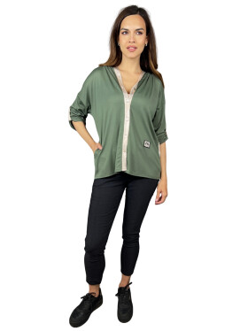 HOSH Mikina Pearl Velikost: UNI, Barva: Khaki