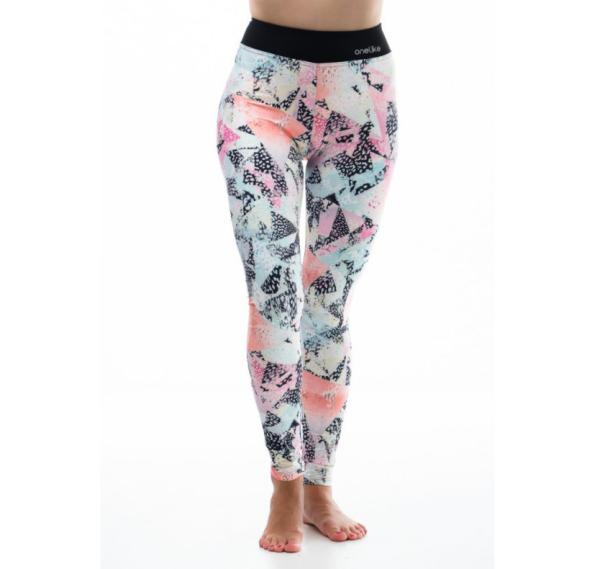 Dámské barevné legíny Amsterdam A6102 multicolor Litex