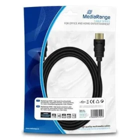 MediaRange kabel HDMI 3 m černá / Kabel HDMI / High Speed / Ethernet / pozlacené konektory (MRCS155)