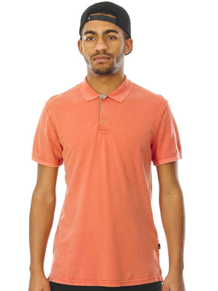 Quiksilver MIZKIMITT BURNT SIENNA pánské polo tričko - S