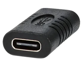 Nedis USB-C spojka černá / Spojka / USB-C - USB-C / USB 3.2 Gen 2 / 10 Gbps (CCGB64900BK)