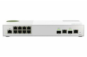 QNAP QSW-M2108-2C / Desktop Switch / 8x 2.5GbE + 2x SFP+ combo / Qos / VLAN (QSW-M2108-2C)